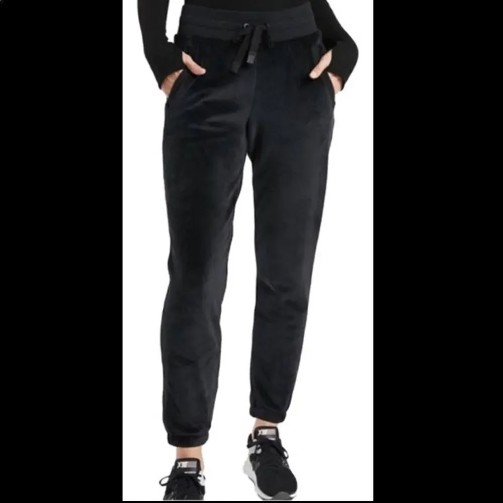 Athleta Double Cozy Karma black Recover Joggers sweatpants